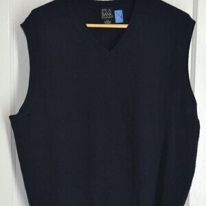 Jos. A. Bank, Executive Classic Sweater Vest,  Black, XXL